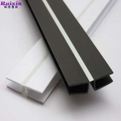 PVC extrusion parts PVC gripper plastic gripper on the wall